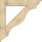 Ekena Millwork Funston Traditional Rough Sawn Bracket w/ Offset Brace, Douglas Fir, 8"W x 46"D x 46"H BKT0806X46X46FST01RDF - alternate 2